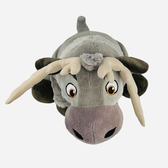 2015 Disney Frozen Large 14" Sven Reindeer Plush Sitting Cute Stuffed Animal - Picture 6 of 10